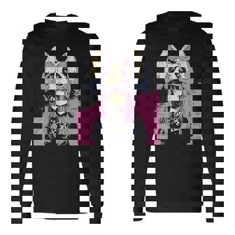 Horror Anime Manga Bunny Japan Japanese Creepy Kawaii Goth Long Sleeve T-Shirt | Mazezy