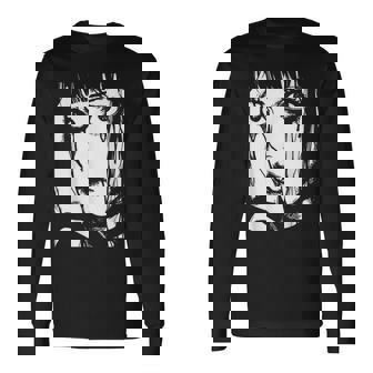 Horror Anime Manga Japan Japanese Creepy Kawaii Goth Long Sleeve T-Shirt - Thegiftio