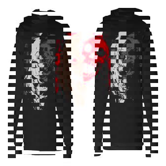 Horror Anime Manga Japan Japanese Creepy Kawaii Goth Long Sleeve T-Shirt | Mazezy