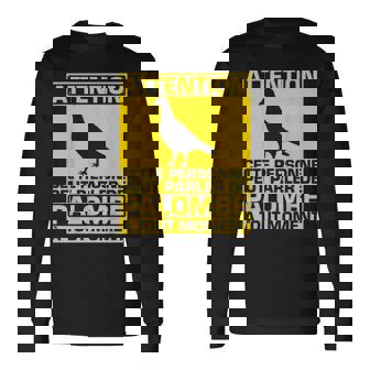 Humour Chasse Palombe Chasseur Peut Parler Nature T-shirt à manches longues - Cadeauxyz