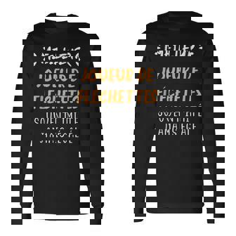 Humour Fléchette Meilleur Joueur De Fléchettes T-shirt à manches longues - Cadeauxyz