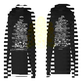 Hunting Season Morel Mushroom Foraging Long Sleeve T-Shirt | Mazezy