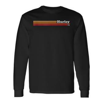 Hurley Ky Vintage Sunset Retro Long Sleeve T-Shirt | Mazezy
