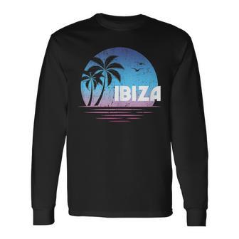 Ibiza Islas Baleares Turistaacaciones In Mangas Camiseta de manga larga - Regaloses