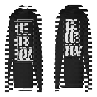 Ice Out Now Abolish-Ice Long Sleeve T-Shirt - Monsterry