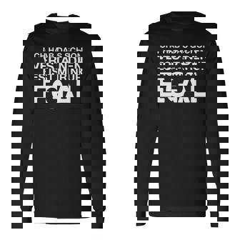 Ich Hab Daschonerstanden 面白いドイツ語の言葉 長袖tシャツ 長袖Tシャツ - Kawaiitshirt