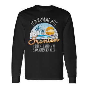 Ichtamme Aus Ironien Herren -Chwarz - Klassisch Kurzarm Pull-On 100 Polyester Langarmshirts - Geschenkecke