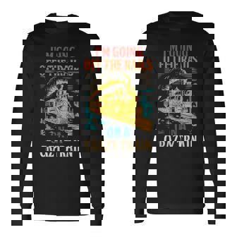 I'm Going Off The Rails On A Crazy Train Long Sleeve T-Shirt | Seseable CA