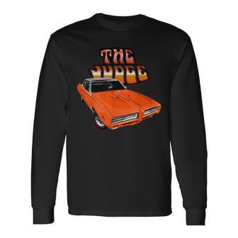 I'm Not Old I'm A Classic Gto 69 Gto Judge Orange Small Black Long Sleeve T-Shirt - Thegiftio UK