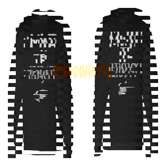 I'm With The Pterodactyl Costume Halloween Matching Couple Long Sleeve T-Shirt - Thegiftio