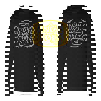 Inca Kola ペルーゴールデンコーラ バブルガムクリーム ソーダ ゴールド 長袖Tシャツ - Kawaiitshirt