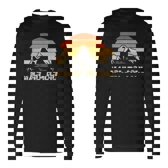 Inca Peru Machu Picchuille Ruinée D'amérique Duud T-shirt à manches longues - Cadeauxyz