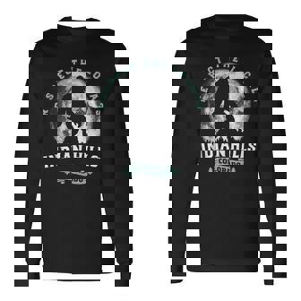 Indian Hills Colorado Bigfoot Night Walk Retro Sasquatch Tank Top Long Sleeve T-Shirt | Mazezy