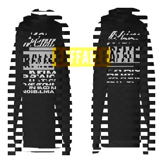 Io Nonbaglio Mai Regalo Per Raffaele Personalizzato Figlio Maglietta a maniche lunghe - Novitaregali