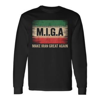 Make Iran Great Again Vintage Make Iran Great Again Long Sleeve T-Shirt - Monsterry