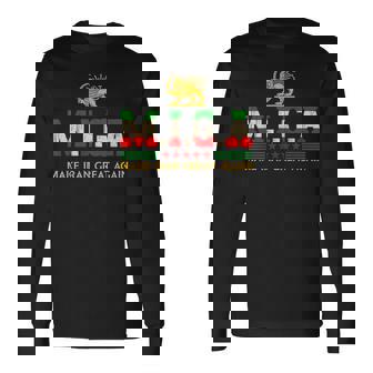 Iranian Make Iran Great Again Emblem Of Iran Miga Long Sleeve T-Shirt - Monsterry