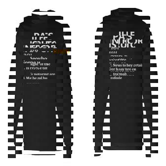 Istruttore Di Pilates Regali Divertenti Più Difficili Maglietta a maniche lunghe - Novitaregali