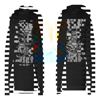 It's My 5Th Birthday Tung Tung Tung Sahur Tralalero Tralala Long Sleeve T-Shirt - Thegiftio