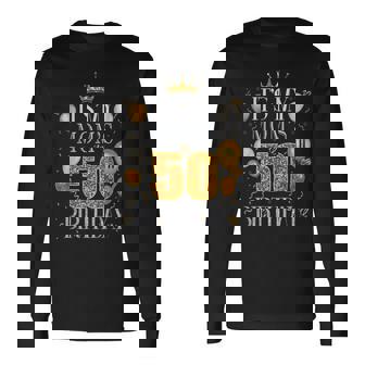 It's My Mom's 50Th Birthday Happy Birthday 50 Years Old Long Sleeve T-Shirt - Monsterry