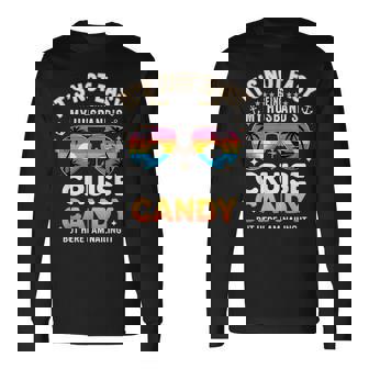 It's Not Easy Being My Husband's Cruise Candy Long Sleeve T-Shirt - Seseable