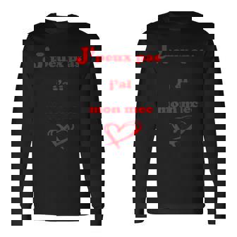 J'ai Mon Mec Cadeau Pour Couple Cadeau Humour T-shirt à manches longues - Cadeauxyz