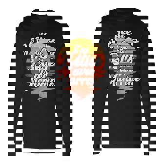 Je Peux Pas J'ai Bétise Avec Marraine Humour Drôle Marraine T-shirt à manches longues - Cadeauxyz