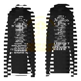 Jesus Christ Is King Trump Is My President Long Sleeve T-Shirt - Thegiftio