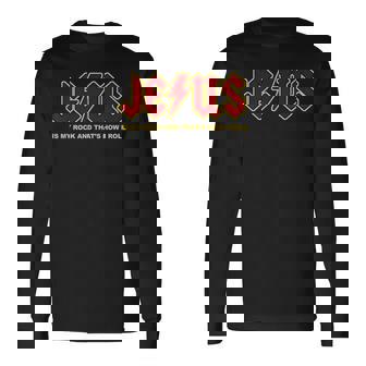 Jesus Is My Rock And That's How I Roll Long Sleeve T-Shirt | Mazezy