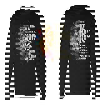 Jewish Yahweh Hebrew Israelite The King Is Coming Maranatha Long Sleeve T-Shirt | Mazezy