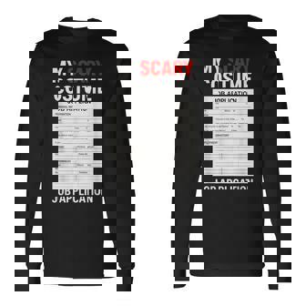 Job Application Scary Halloween Costume Trick Or Treat Long Sleeve T-Shirt | Mazezy