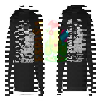 Joyeux Noël Espagne Avocat Padel Tennis T-shirt à manches longues - Cadeauxyz