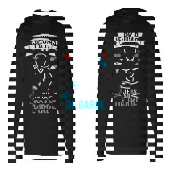 J'peux Pas Jeuis De Garde Humour Docteur Drôle Médecin T-shirt à manches longues - Cadeauxyz