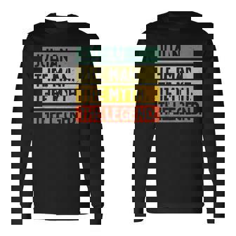 Julian The Man The Myth The Legend Citation Humoristique Personnalisée T-shirt à manches longues - Cadeauxyz