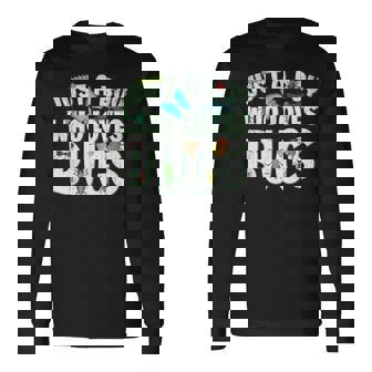 Just A Boy Who Loves Bugs Cute Insect Enthusiast Bug Lover Long Sleeve T-Shirt | Seseable CA