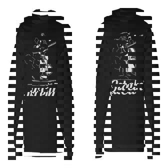 Just Cellin チェロ奏者 猫の音楽家 チェロを演奏 チェロ奏者 長袖Tシャツ - Kawaiitshirt