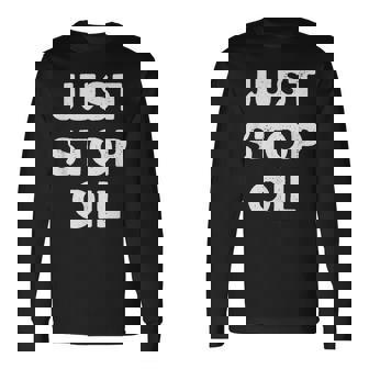 Justtop Oilave The Earth Justtop オイル 長袖Tシャツ - Kawaiitshirt