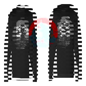 Kaiju Birthday Party Monster Birthday Decorations Balloons Long Sleeve T-Shirt - Monsterry