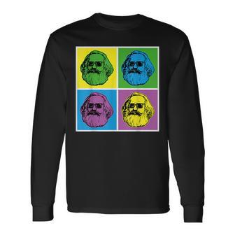Karl Marx Marxismo Comunismoocialismo Filosofía Camiseta de manga larga - Regaloses