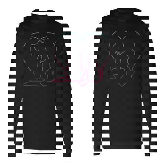 Katzen Und Hunde Chönes Geschenk Langarmshirts - Seseable