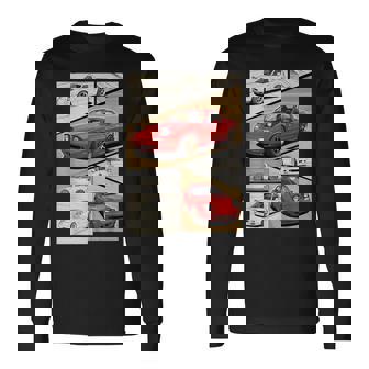 Kawaii Mx-5 Na Red Japanese 90S Tuning Racing Sports Car Long Sleeve T-Shirt - Thegiftio