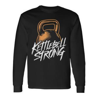 Kettlebelltrong Powerlifting Pesi Allenamento Palestra Maglietta a maniche lunghe - Novitaregali