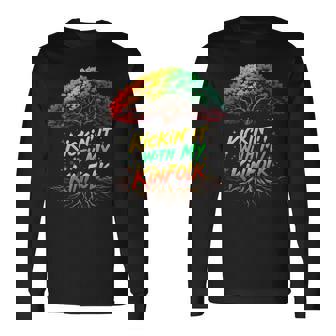 Kickin' It With My Kinfolk Summer Family Reunion Long Sleeve T-Shirt | Seseable UK