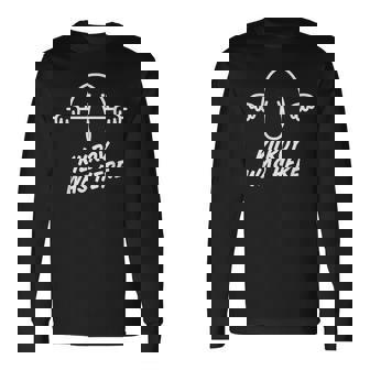 Kilroy Was Here 第2次世界大戦 世界初のミーム 第二次世界大戦 長袖Tシャツ - Kawaiitshirt