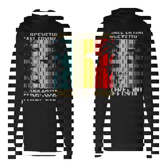 Kitesurfing Vintage Cancel Everything There Is Wind Surfing Long Sleeve T-Shirt | Mazezy