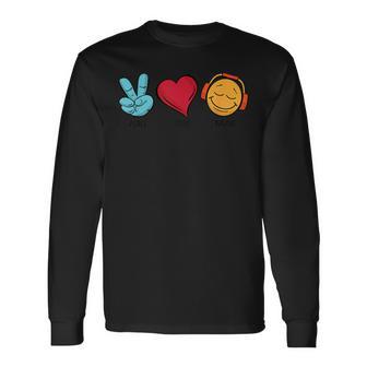 Klassische Frieden Liebe Musik Langarmshirts - Geschenkecke