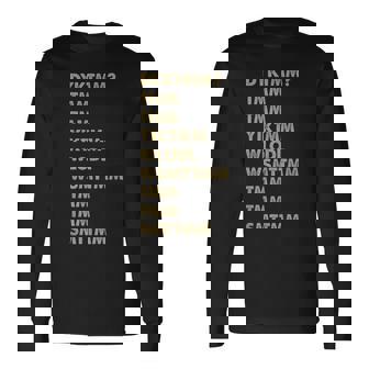 Do You Know The Muffin Man Dyktmm Nostalgic Quote Long Sleeve T-Shirt | Mazezy