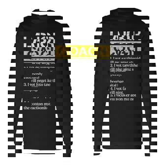 Labor Coach Expecting Dad Rules Papa Baby Labor Coach Long Sleeve T-Shirt - Monsterry