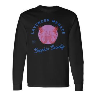 Lavender Menace Mermaid Long Sleeve T-Shirt - Thegiftio UK