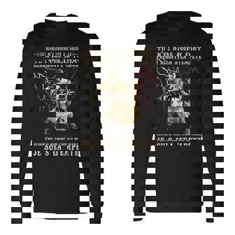 Le Croisé Chevalier Templier Jeuis La Tempête Manche Longue T-shirt à manches longues - Cadeauxyz