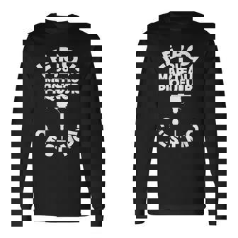 Le Roi Du Marteau-Piqueur Humour Chantier Cadeau T-shirt à manches longues - Cadeauxyz